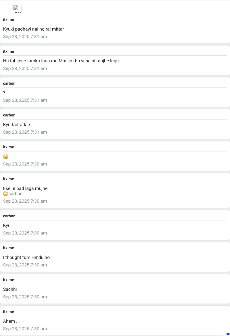 Screenshot of the moment our dynamic changed